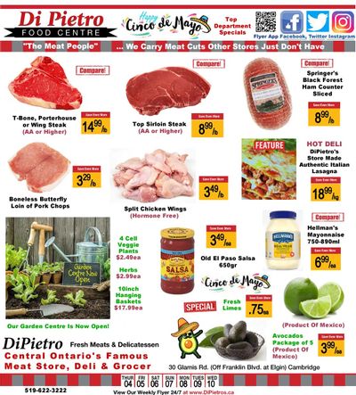 Di Pietro Food Centre Flyer May 4 to 10