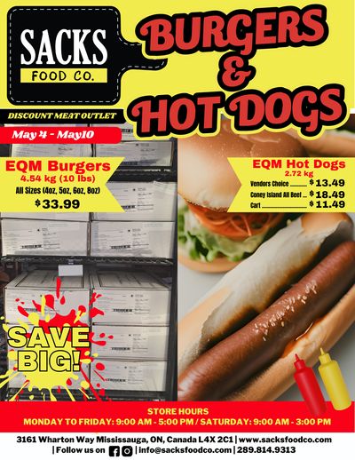 Sacks Food Co. Flyer May 4 to 10
