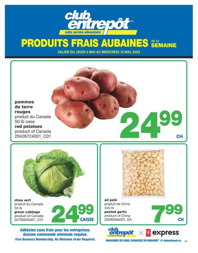 Wholesale Club (QC) Fresh Deals of the Week Flyer May 4 to 10