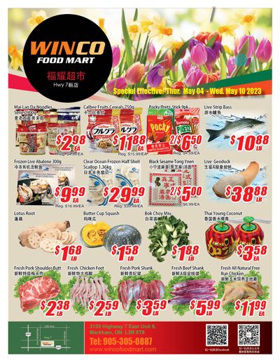 WinCo Food Mart (HWY 7) Flyer May 4 to 10