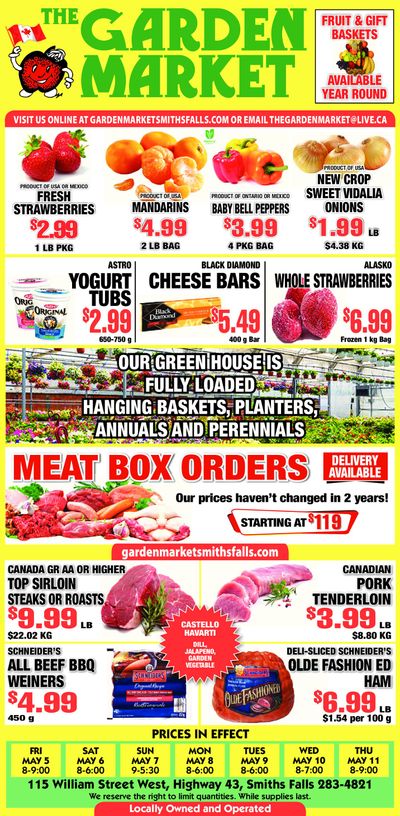 The Garden Market Flyer May 5 to 11