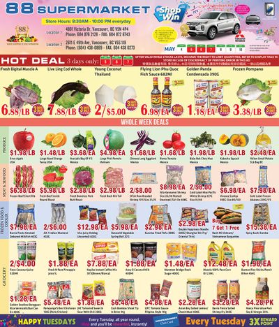 88 Supermarket Flyer May 4 to 10
