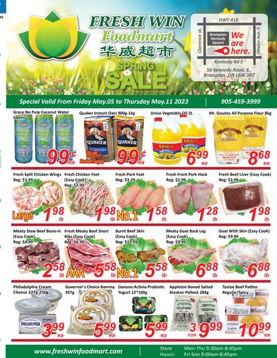 Fresh Win Foodmart Flyer May 5 to 11