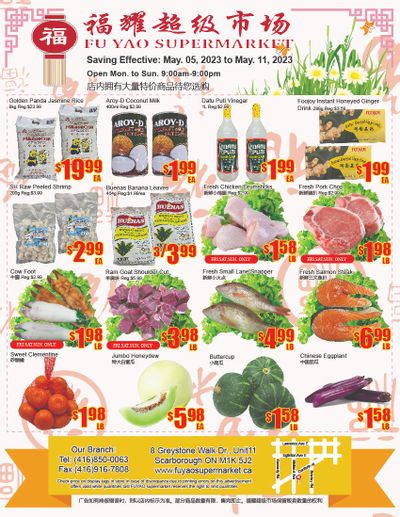 Fu Yao Supermarket Flyer May 5 to 11