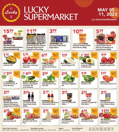 Lucky Supermarket (Calgary) Flyer May 5 to 11