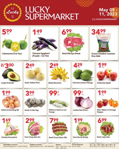 Lucky Supermarket (Winnipeg) Flyer May 5 to 11