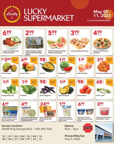 Lucky Supermarket (Surrey) Flyer May 5 to 11