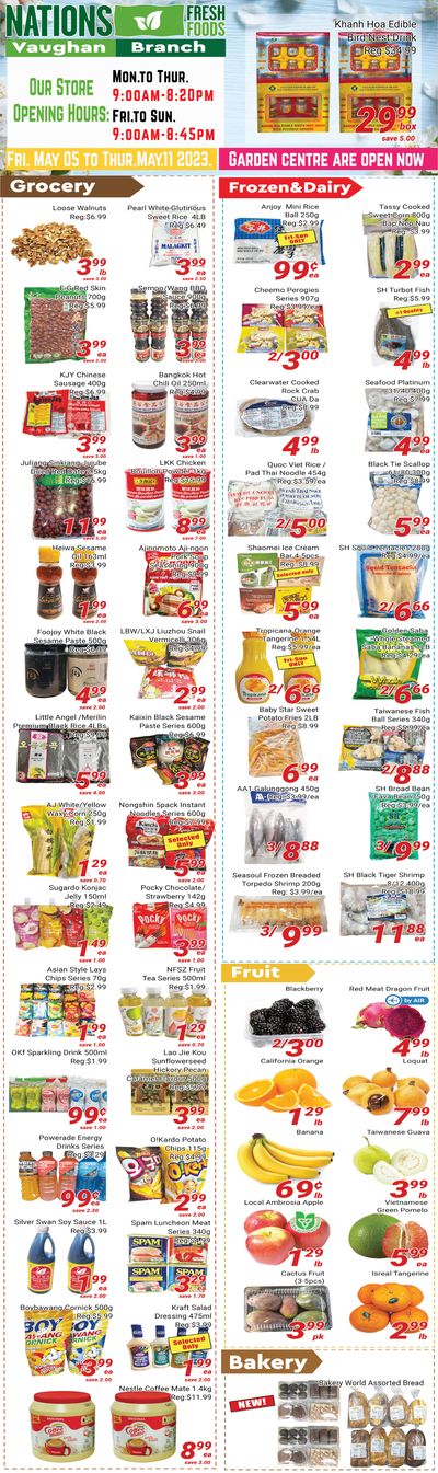Nations Fresh Foods (Vaughan) Flyer May 5 to 11