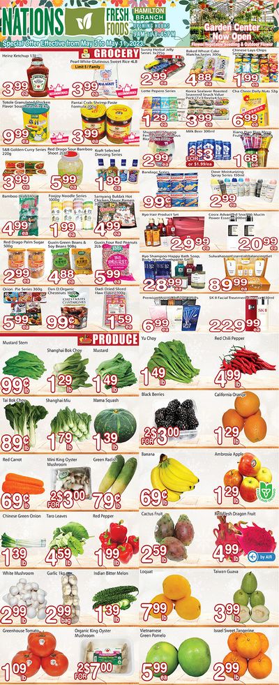 Nations Fresh Foods (Hamilton) Flyer May 5 to 11