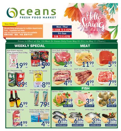 Oceans Fresh Food Market (West Dr., Brampton) Flyer May 5 to 11