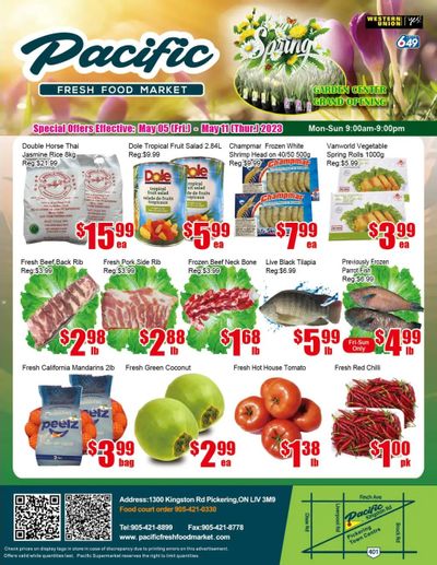 Pacific Fresh Food Market (Pickering) Flyer May 5 to 11