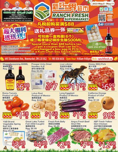 Ranch Fresh Supermarket Flyer May 5 to 11
