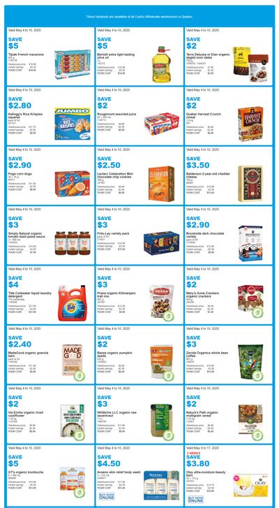 Costco (QC) Weekly Savings May 4 to 10