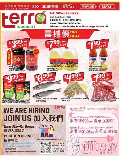 Terra Foodmart Flyer May 5 to 11