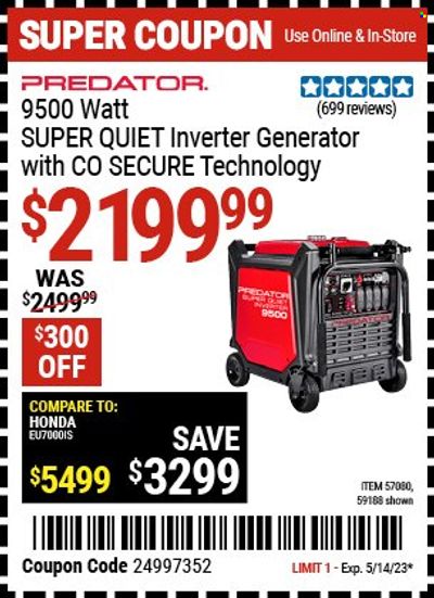 Harbor Freight Weekly Ad Flyer Specials May 1 to May 14, 2023