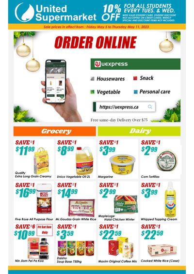 United Supermarket Flyer May 5 to 11
