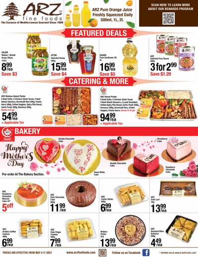 Arz Fine Foods Flyer May 5 to 11