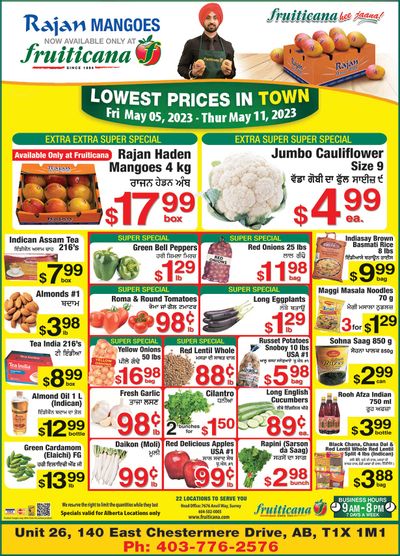 Fruiticana (Chestermere) Flyer May 5 to 11