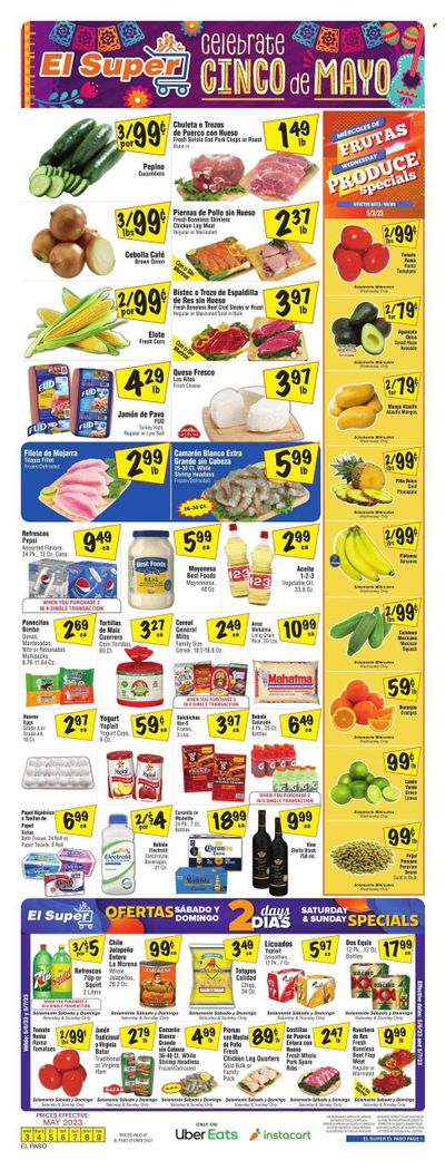 El Super (TX) Weekly Ad Flyer Specials May 3 to May 9, 2023