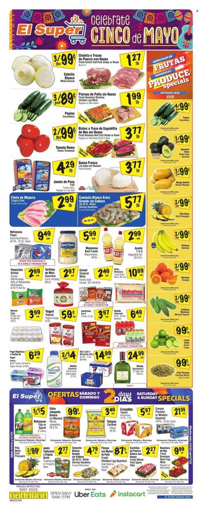 El Super (AZ) Weekly Ad Flyer Specials May 3 to May 9, 2023