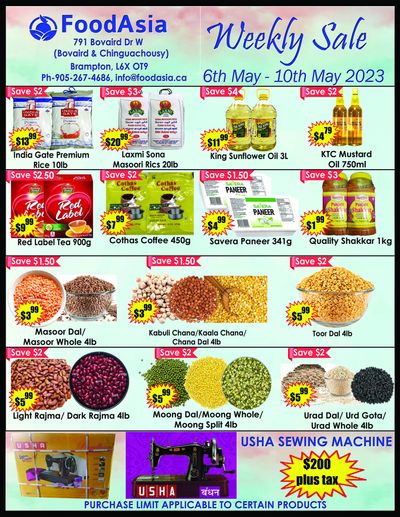 FoodAsia Flyer May 6 to 10