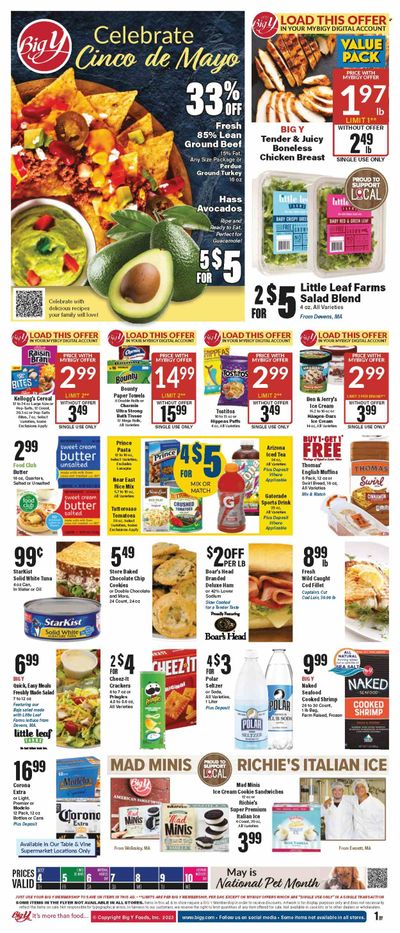 Big Y (MA) Weekly Ad Flyer Specials May 4 to May 10, 2023