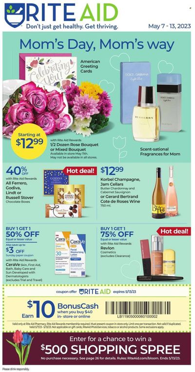 RITE AID Weekly Ad Flyer Specials May 7 to May 13, 2023