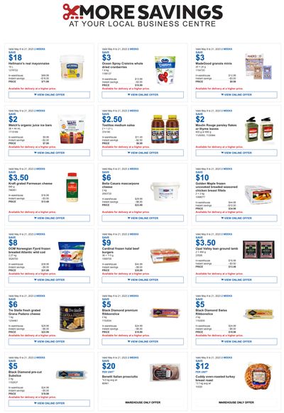 Costco Business Centre Instant Savings Flyer May 8 to 21