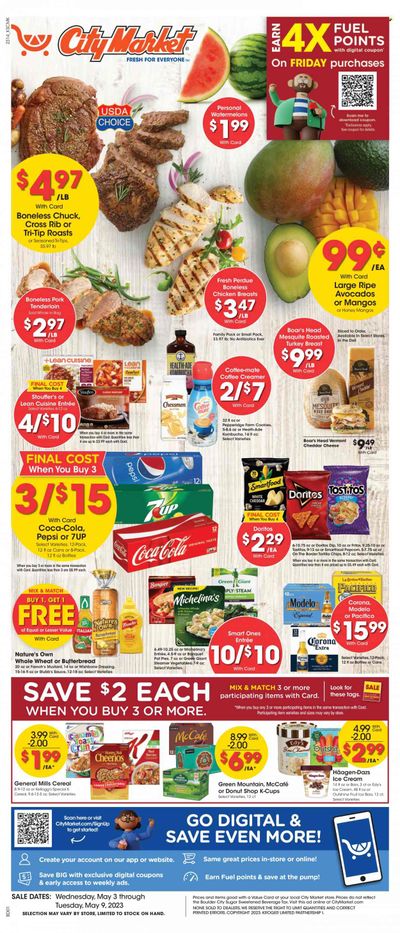City Market (CO, UT, WY) Weekly Ad Flyer Specials May 3 to May 9, 2023
