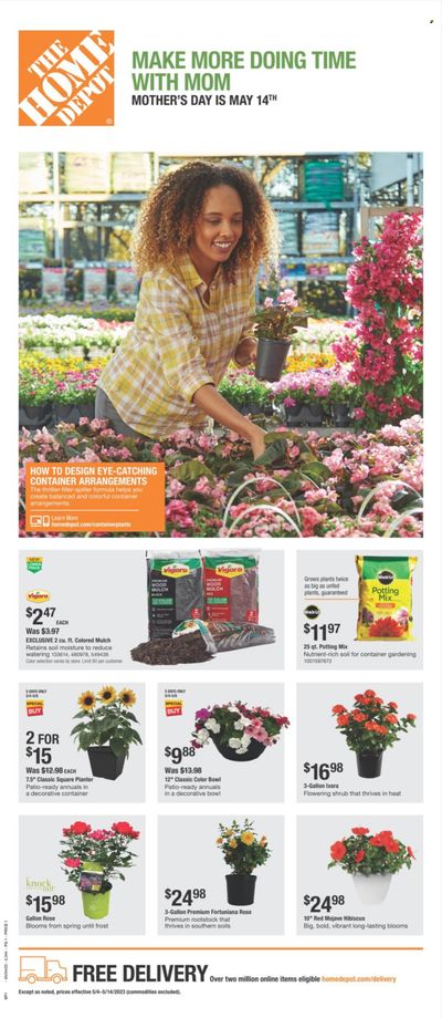 The Home Depot Weekly Ad Flyer Specials May 4 to May 14, 2023