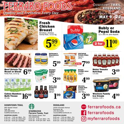 Ferraro Foods Flyer May 9 to 22
