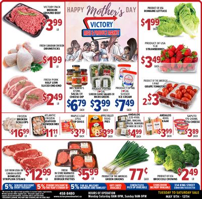 Victory Meat Market Flyer May 9 to 13