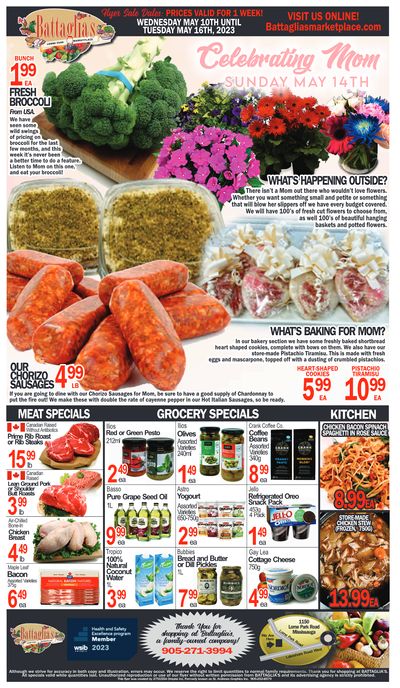 Battaglia's Marketplace Flyer May 10 to 16