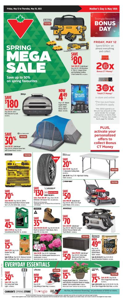 Canadian Tire (ON) Flyer May 12 to 18 Canadian Tire (ON) Flyer May 12 to 18