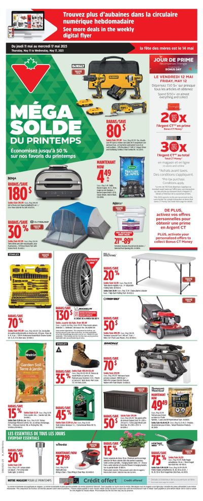 Canadian Tire (QC) Flyer May 11 to 17