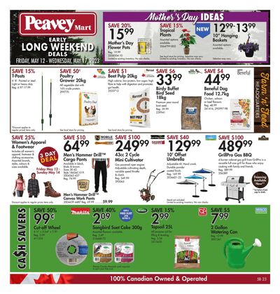 Peavey Mart Flyer May 12 to 17
