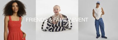 Gap Canada Friends & Family Event Sale: Save 40% OFF Everything + Extra 10% OFF Using Coupon Code