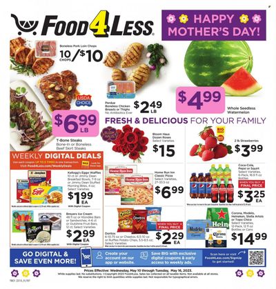 Food 4 Less (IN) Weekly Ad Flyer Specials May 10 to May 16, 2023