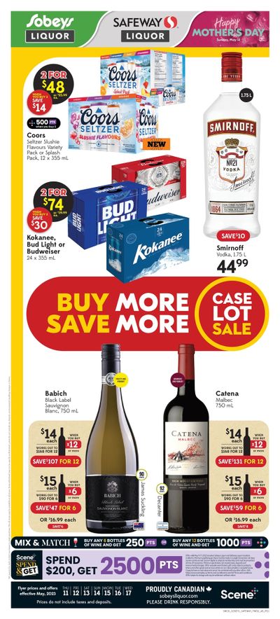 Sobeys/Safeway (AB) Liquor Flyer May 11 to 17