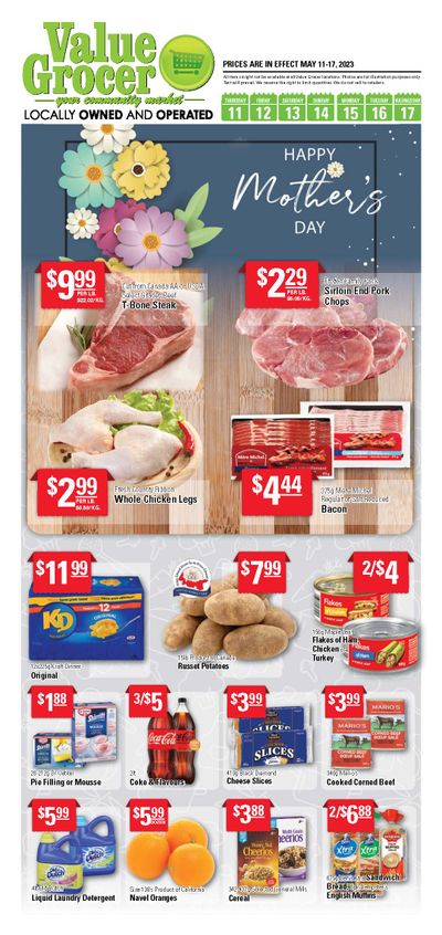 Value Grocer Flyer May 11 to 17