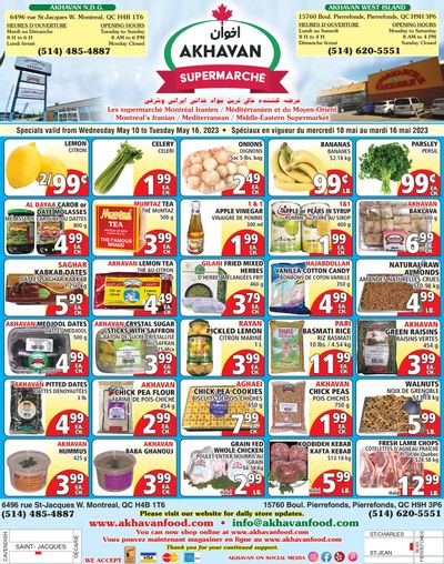 Akhavan Supermarche Flyer May 10 to 16