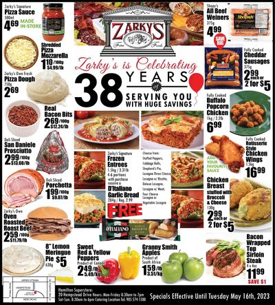 Zarky's Flyer May 10 to 16