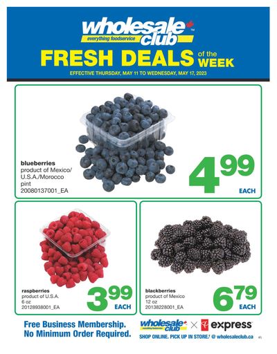 Wholesale Club (Atlantic) Fresh Deals of the Week Flyer May 11 to 17