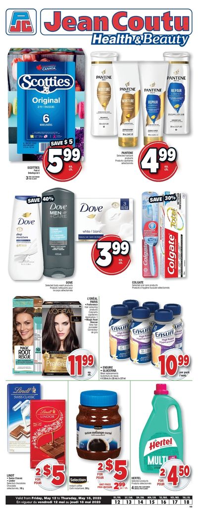 Jean Coutu (NB) Beauty Flyer May 12 to 18