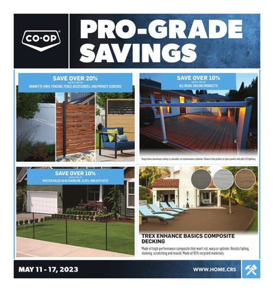 Co-op (West) Home Centre Pro Grade Flyer May 11 to 17