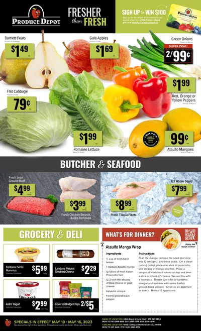 Produce Depot Flyer May 10 to 16