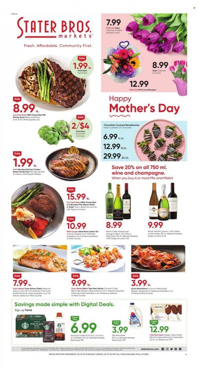 Stater Bros. (CA) Weekly Ad Flyer Specials May 10 to May 16, 2023