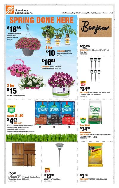 Home Depot (QC) Flyer May 11 to 17