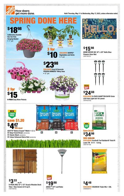 Home Depot (Atlantic) Flyer May 11 to 17