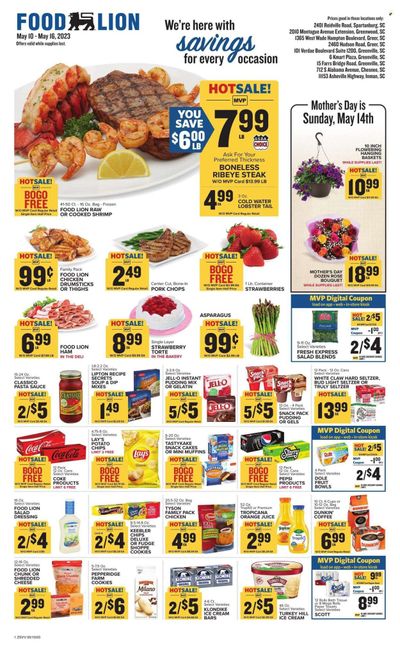 Food Lion (SC) Weekly Ad Flyer Specials May 10 to May 16, 2023